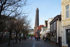 Blick Strandstraße Richtung Neuer Leuchtturm